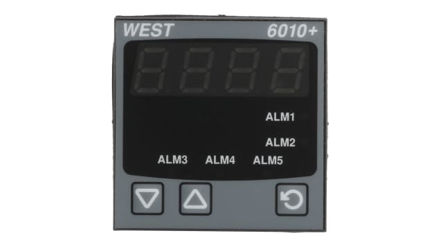 West Instruments 6010 LED Process Indicator for RTD Temperature Prob, Temperature,  45 mm  x 45 mm | P6010-2100-000