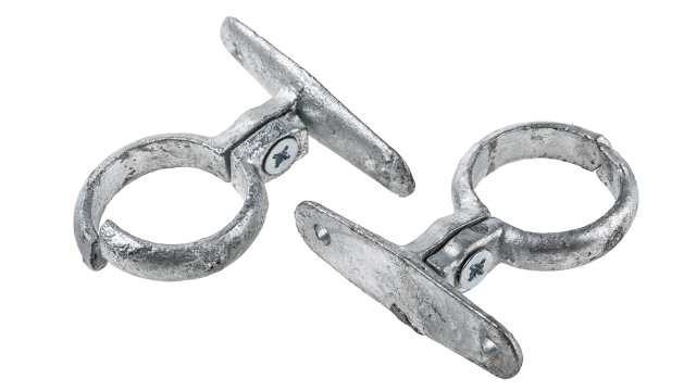 Georg Fischer Galvanised Iron Black Pipe Clamp | 770825206