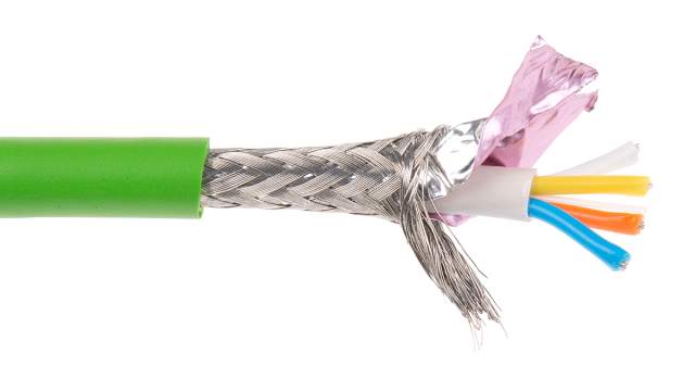 HARTING, 50 m Cat5 Ethernet Cable, Green, Shielded 4 Screened Polyvinyl Chloride Sheath | 09456000142