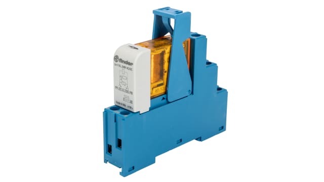 Finder 48 Series Interface Relay, DIN Rail Mount, 110V ac Coil, DPDT, 2-Pole | 48.52.8.110.0060SPA