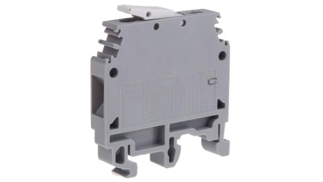 Entrelec 1SNA115688R2500 SNA Series DIN Rail Terminal Block Grey, 6 mm², 1-Level, Screw | 1SNA115688R2500