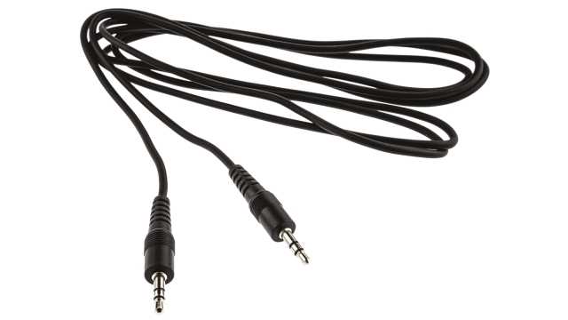 Switchcraft Male 3.5 mm Stereo Jack to Male 3.5 mm Stereo Jack Auxiliary Cable, Black, 1.8 m 35HR07235X | 35HR07235X