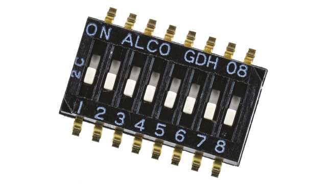 TE Connectivity Slide DIP Switch | GDH08S04