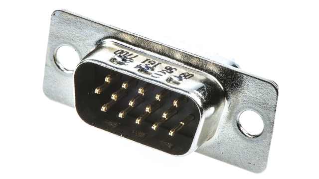 HARTING 0956 15 Way Straight 2.29 mm Pitch Through Hole D-Sub Connector | 09561617700