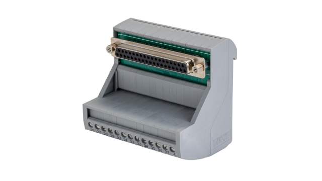 Phoenix Contact VIP-3/SC/D37SUB/F Series 37-Contact Female Interface Module, D-Sub Connector, DIN Rail, 2A | 2315191