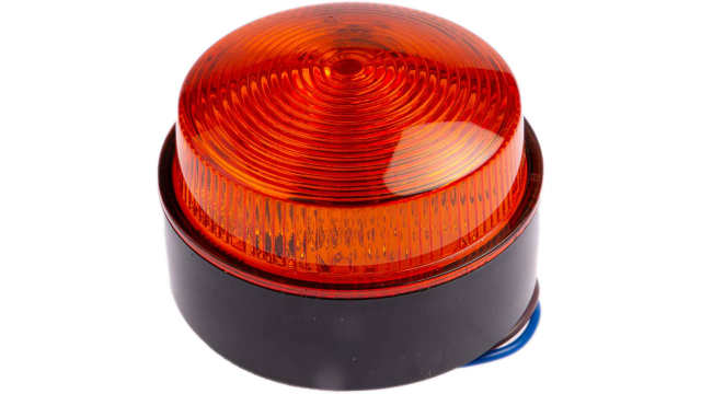 Moflash X 80 Series Amber Flashing Beacon, 115 → 230 V ac, Surface Mount, Xenon Bulb, IP67 | X80-04-01