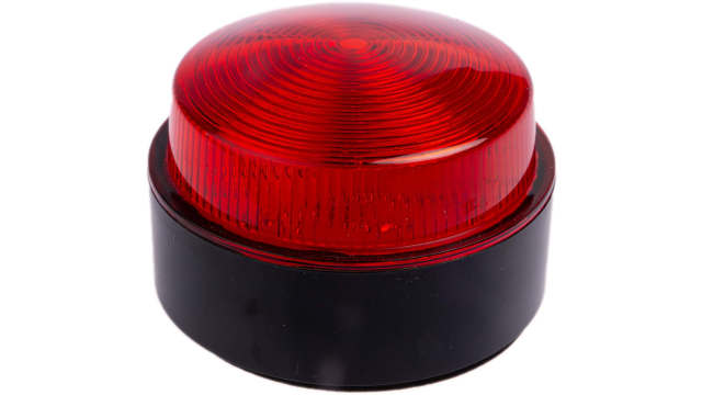 Moflash X 80 Series Red Flashing Beacon, 24 V, Surface Mount, Xenon Bulb, IP67 | X80-01-02
