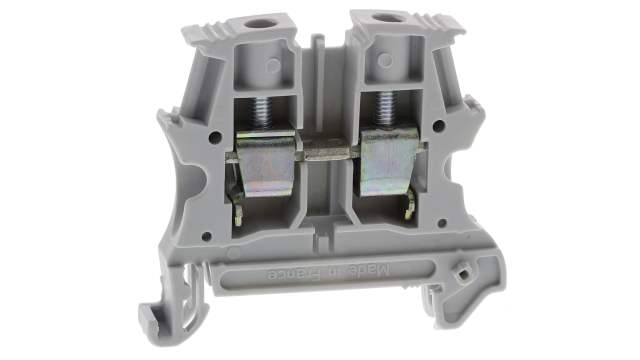 Legrand 0 371 62 371 Series DIN Rail Terminal Block Grey, 6 mm², 1-Level, Screw | 0 371 62