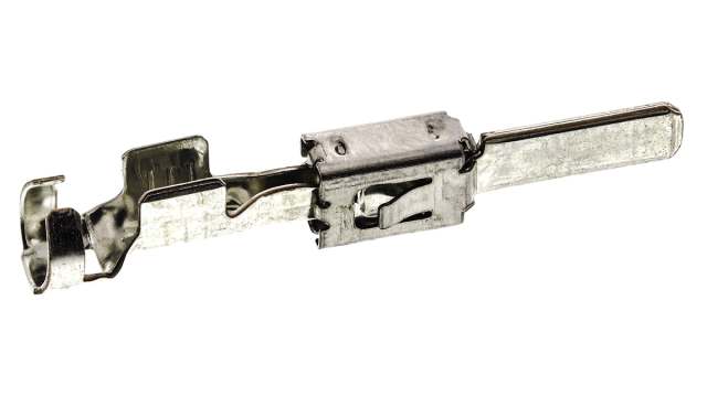 TE Connectivity AMP MCP 2.8 Series Male Crimp Terminal, 15 AWG Min Crimp, 13.5 AWG Max | 1-963749-1