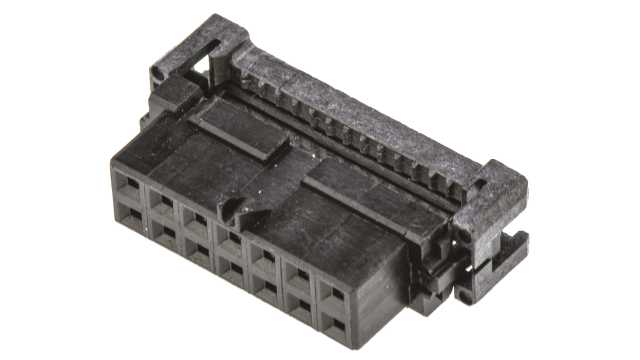 TE Connectivity 14-Way IDC Connector Female for Cable, 2 Row | 1-111623-9