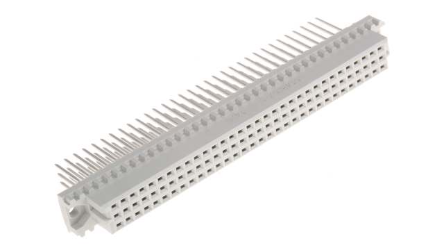 TE Connectivity Eurocard 96 Way 2.54 mm Pitch, Type Through Hole, Type C Class Class C2, 3 Row Female, Straight DIN | 5148057-5