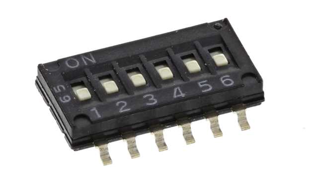 Omron Slide DIP Switch Surface Mount | A6H-6101