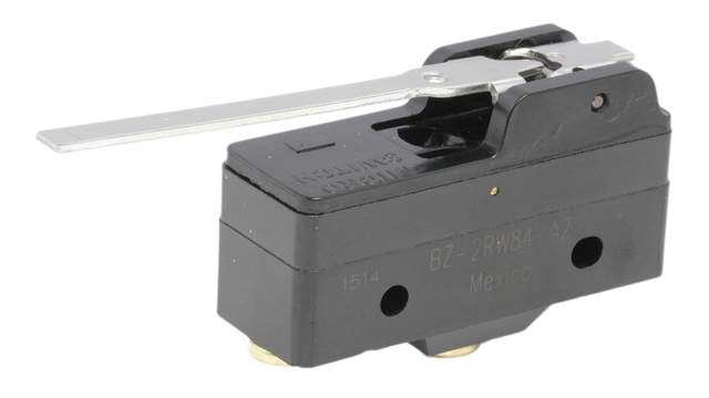 Honeywell BZ Series Lever Limit Switch, SPDT, Plastic Housing, 125V ac Max, 15A Max | BZ-2RW84-A2