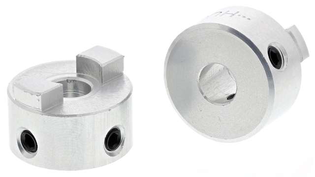 Huco, 19.1 mm OD, 6.35 mm Bore Finished with Keyway Bore, 19 mm Length Coupler | 450H19.24