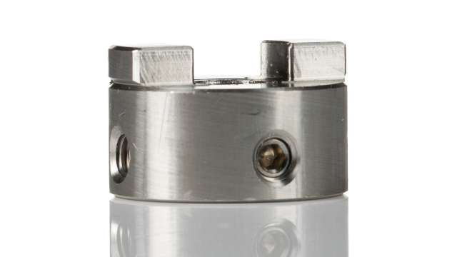 Huco, 25.4 mm OD, 10 mm Bore Finished with No Keyway Bore, 25 mm Length Coupler | 850.25.32