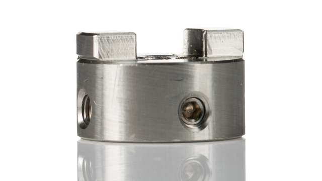 Huco, 25.4 mm OD, 8 mm Bore Finished with No Keyway Bore, 25 mm Length Coupler | 850.25.28