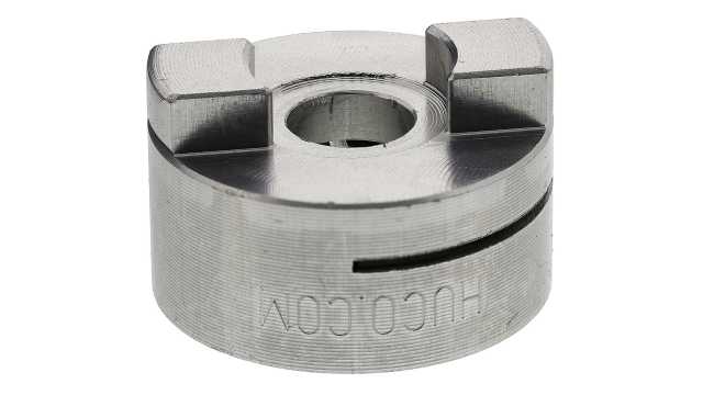 Huco, 25.4 mm OD, 8 mm Bore Finished with Keyway Bore, 25 mm Length Coupler | 452H25.28