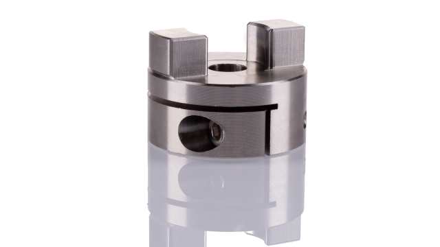 Huco, 33.3 mm OD, 8 mm Bore Finished with No Keyway Bore, 33 mm Length Coupler | 852.33.28