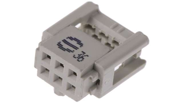 HARTING 6-Way IDC Connector Female for Cable, 2 Row | 09185067813