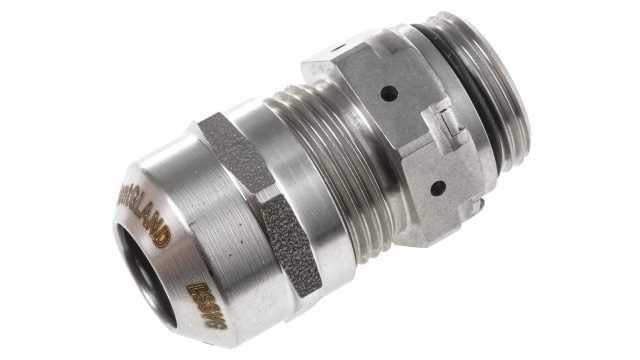 VentGLAND Series Metallic Stainless Steel Cable Gland, M20 Thread, 6mm min., 13mm max., IP68, IP69K | ESSVG 20