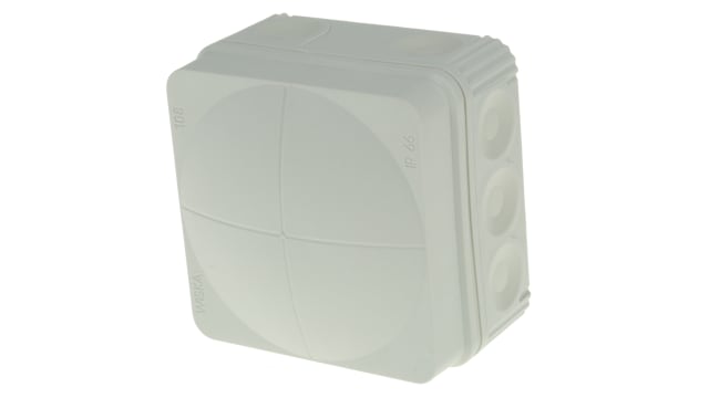 WISKA Light Grey Polypropylene, Reinforced Fibreglass Junction Box, IP66, 76 mm, 76 mm 51 mm | COMBI 108/5
