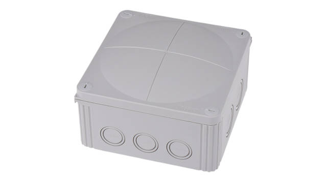WISKA COMBI Series Red, White, Light Grey, Grey, Black Reinforced Fibreglass, Polypropylene Junction Box, IP67, IP66, | 60703