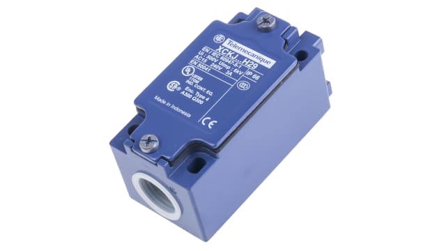 Telemecanique Sensors ZCKJ Series Limit Switch, NO/NC, IP65, DP, Metal Housing, 240V ac Max, 10A Max | ZCKJ5H29