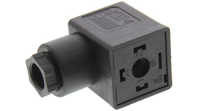 SMC DIN Plug Connector for use with VX2 Solenoid Valve | A0