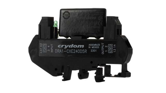 Sensata Crydom DRA Series Series Solid State Interface Relay, 32 V dc Control, 5 A rms Load, DIN Rail Mount | DRA1-CXE240D5R