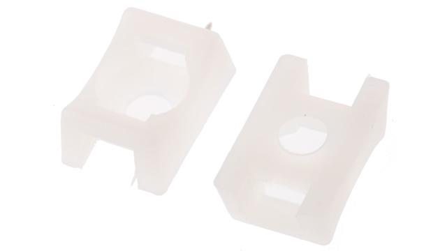 Legrand Colourless, Black Cable Tie Mount 10 mm x 15 mm | 0 320 70