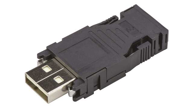 TE Connectivity Straight, Cable Male- 1 Port Type USB Type A IP20 USB Connector USB 2.0 | 2013798-1