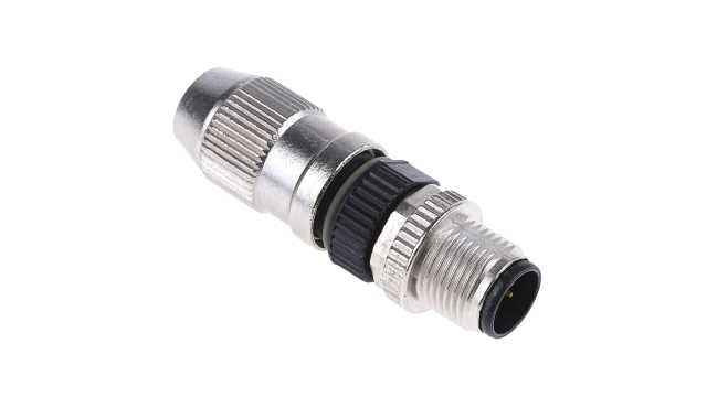 HARTING Circular Connector, 4 Contacts, Cable, M12 Connector, Plug, Male, IP65, IP67, Harax M12 Series | 21031111405