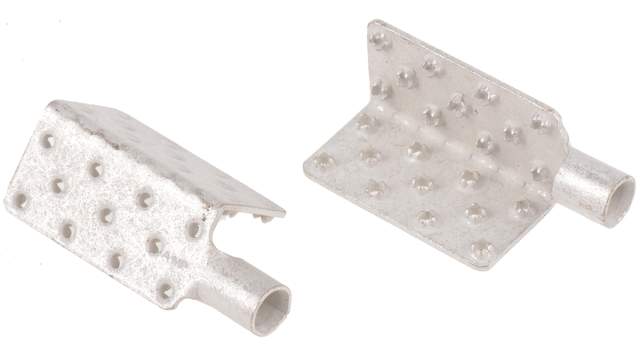 TE Connectivity, Termi-Foil Splice Connector, Silver, Uninsulated 10 AWG | 330003