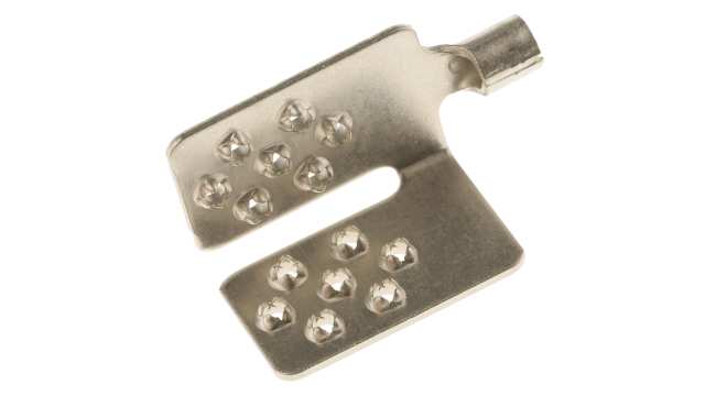 TE Connectivity, Termi-Foil Splice Connector, Grey, Uninsulated, Tin 14 AWG | 52195