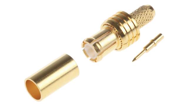 Telegartner MCX Series Cable Male MCX, 50 Ω, Straight Body Crimp | J01270A0161