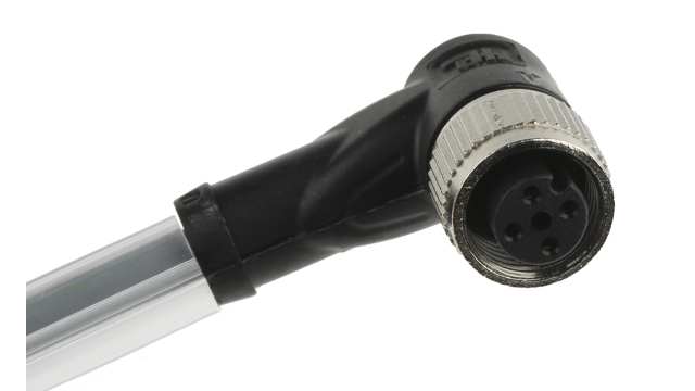 Pepperl + Fuchs Female 4 way Right Angle to Unterminated Sensor Actuator Cable, 10 m | V1-W-10M-PVC