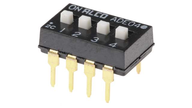 TE Connectivity Slide DIP Switch Through Hole | 1825360-3