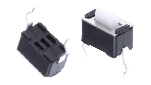 TE Connectivity Button Tactile Switch, SPST 50 mA @ 24 V dc 1.5mm | 1825965-1