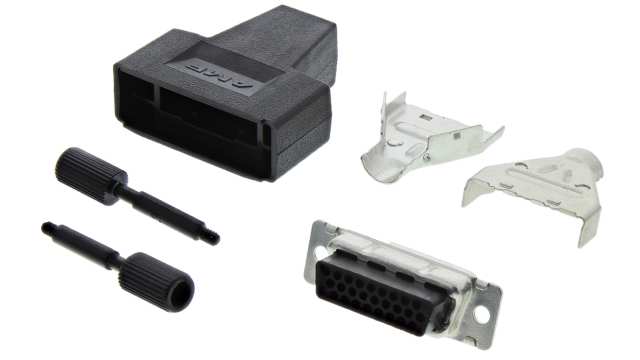 TE Connectivity AMPLIMITE HDP-22 26 Way Straight Cable D-Sub Connector Male | 1658679-1