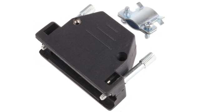 MH Connectors MHED Series ABS Straight D-Sub Backshell, 25 Way Strain Relief | 2801-0102-03