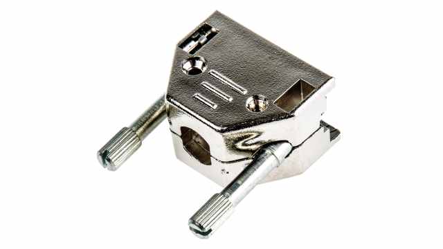 MH Connectors MHED Series ABS Straight D-Sub Backshell, 9 Way Strain Relief | 2801-0106-01