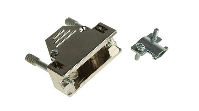 MH Connectors MHED Series ABS Straight D-Sub Backshell, 15 Way Strain Relief | 2801-0106-02