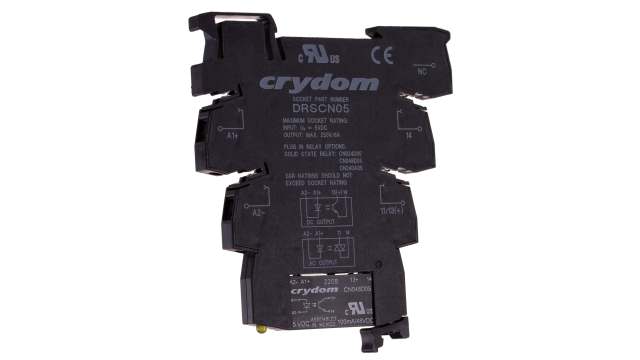 Sensata Crydom DRA-CN Series Solid State Interface Relay, 12 V dc Control, 0.1 A Load, DIN Rail Mount | DRA-CN048D05