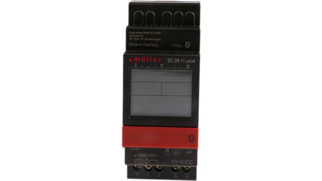 Muller Digital SC Time Switch, 1-Channel 12 V ac/dc | SC 28.11 PRO4 12V