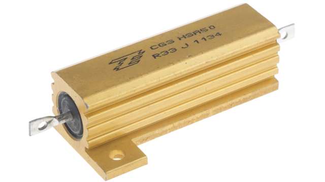 TE Connectivity, 330mΩ 50W Wire Wound Chassis Mount Resistor HSA50R33J ±5% | HSA50R33J