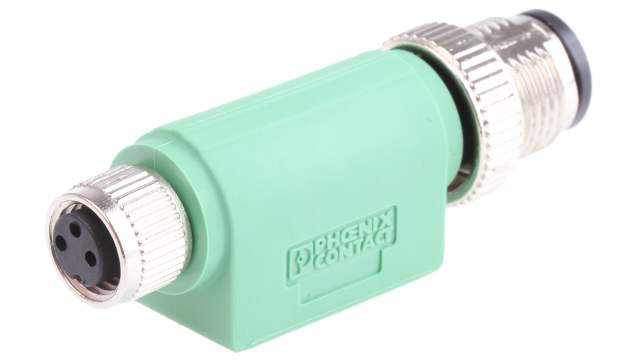 Phoenix Contact Straight Circular Connector Adapter 3 M12 3 M8 Female | 1519752