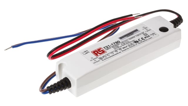MEAN WELL LED Driver, 12 V Output, 19.2 W Output, 1.6 A | PLN-20-12