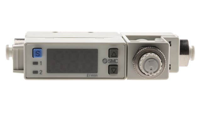 SMC PFM Series, Compact Flow Controller, 10 L/min, PNP Output, 4 mm Pipe 24 V | PFM710S-C4-B