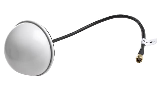 Mobilemark DM2-2400/5500-3J-WHT-12 Dome Multiband Antenna with SMA Connector, WiFi (Dual Band) | DM2-2400/5500-3J-WHT-12