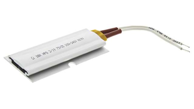 DBK Enclosures Heating Element, 7.5mm, 180 W, 100 → 240 V ac/dc | HPG-2/19-75X35-100-240